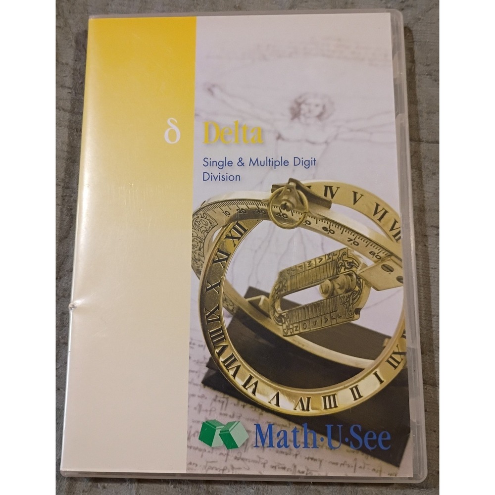 Delta : Dvd by Math-u-see (2009, DVD) Homeschool Math Visual‎ Lessons Teaching